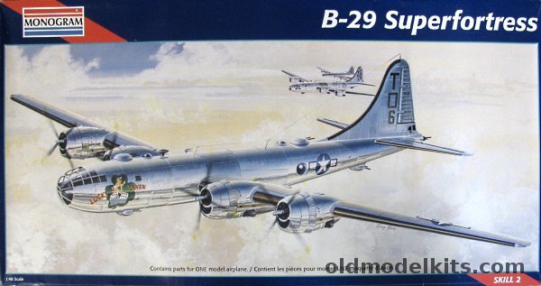 Monogram 1/48 Boeing B-29 Superfortress - with Atomic Bombs, 5706 plastic model kit
